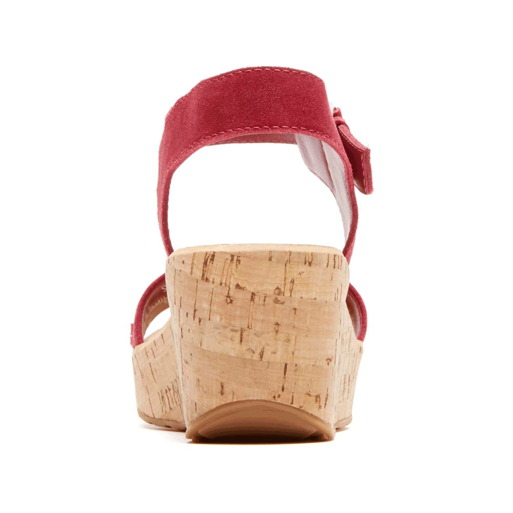 Sandalias Rockport Mujer Mexico - Weekend Casuals Lanea Quarter-Strap Rojos - UDYEH7310